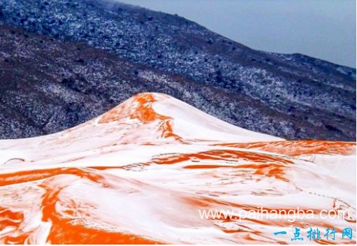 世界最热的沙漠 撒哈拉沙漠下雪了