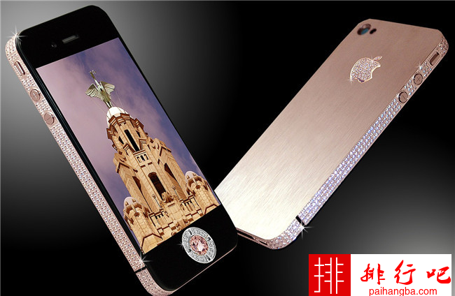 世界最昂贵的手机 猎鹰粉红钻石IPHONE6售价9550万美元