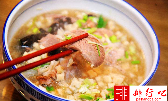 西安名吃排行榜 羊肉泡馍最受欢迎