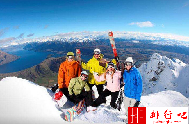 世界十大冰雪旅游城市 新西兰皇后镇广受滑雪者喜爱